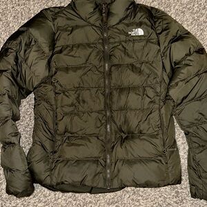 The North Face Women's Dark Green Puffer Jacket